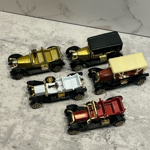Set of 5 Vintage Classic Diecast Toy Cars Hong Kong and Macau - Picture 2 of 16
